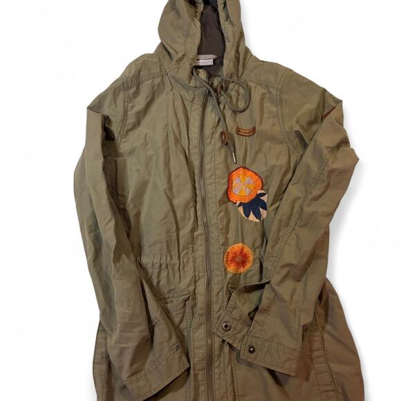 Columbia small hooded military inspired jacket - Picture 1 of 8